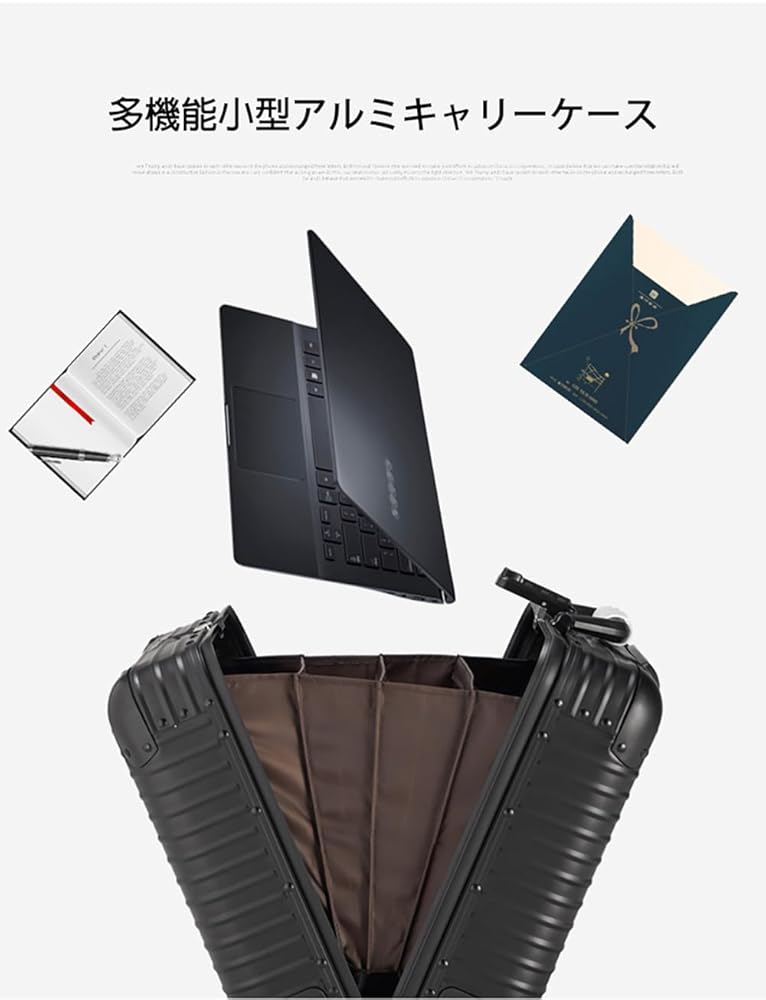 Amazon | [FLASHFOX] スーツケース アルミ合金ボディ アルミ